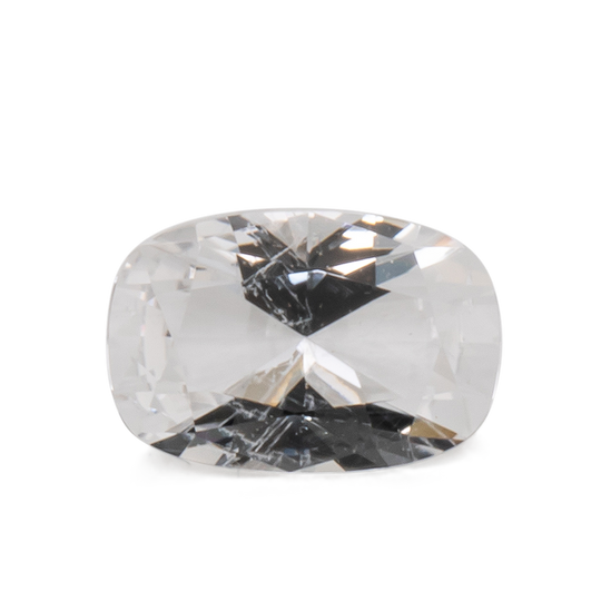 Beryll - weiß, antik, 6x4.1 mm, 0.44 cts, Nr. BY90090