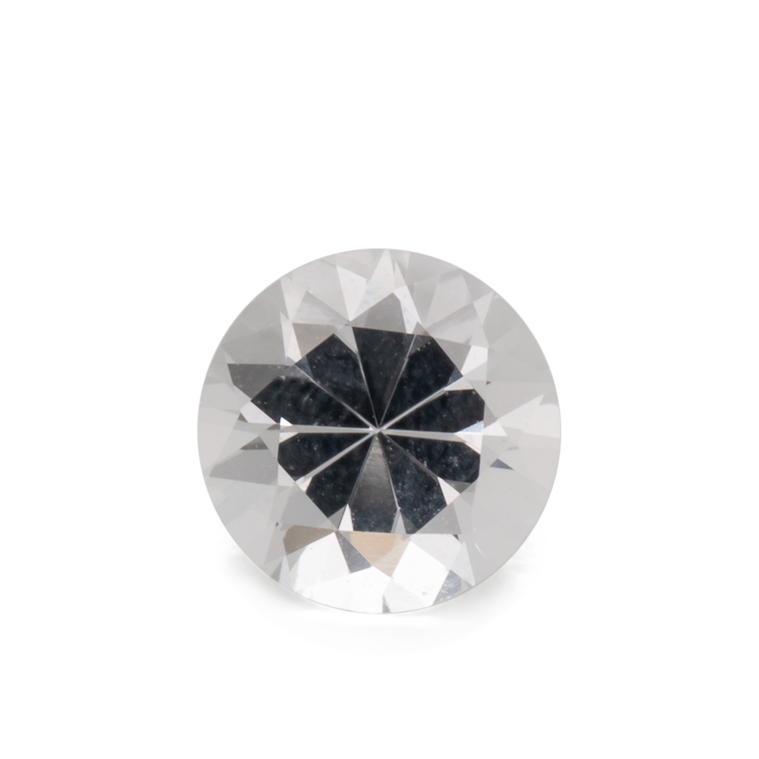 Beryll - weiß, rund, 5.6x5.6 mm, 0.57 - 0.60 cts, Nr. BY90094