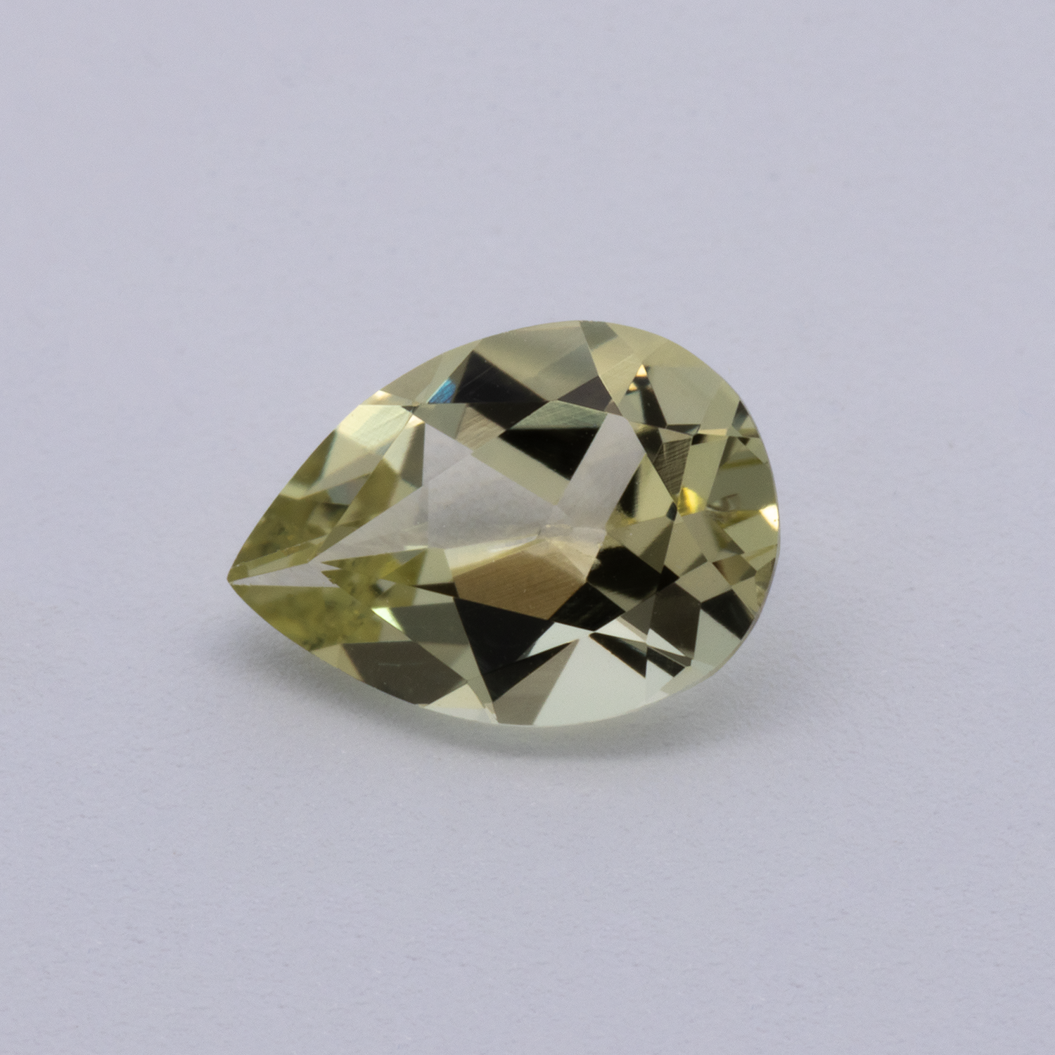 Beryll - gelb, birnform, 7x5 mm, 0.54 cts, Nr. BY90100