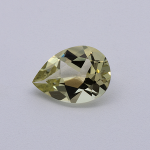 Beryll - gelb, birnform, 7x5 mm, 0.54 cts, Nr. BY90100