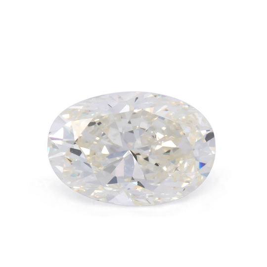 Diamant - getöntes weiß, oval, 7.02x4.78 mm, 0.77 cts, Nr. DT1010