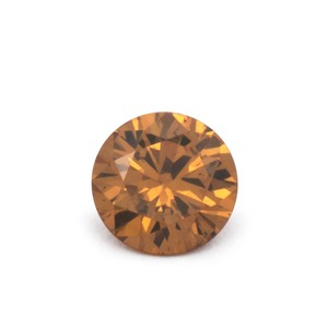 Diamant - braun & orange, rund, 3.6x3.6 mm, 0.18 cts, Nr. DT1025