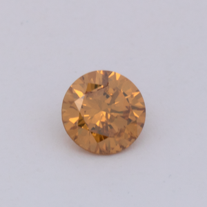 Diamant - braun & orange, rund, 3.6x3.6 mm, 0.17 cts, Nr. DT1026