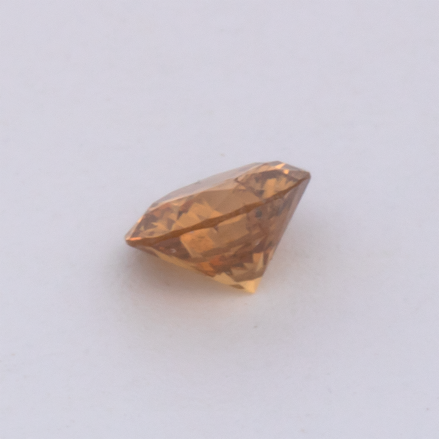 Diamant - braun & orange, rund, 3.6x3.6 mm, 0.17 cts, Nr. DT1026