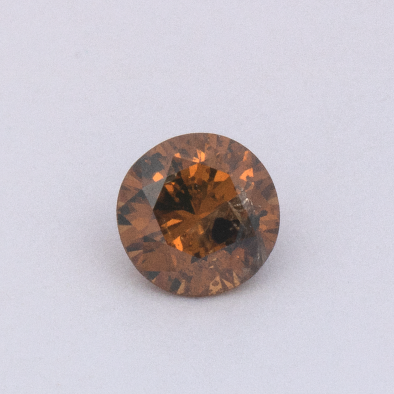 Diamant - braun, rund, 4x4 mm, 0.25 cts, Nr. DT1028