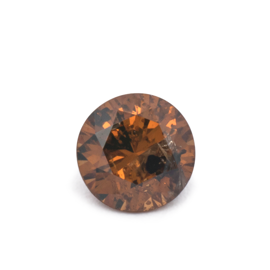 Diamant - braun, rund, 4x4 mm, 0.25 cts, Nr. DT1028