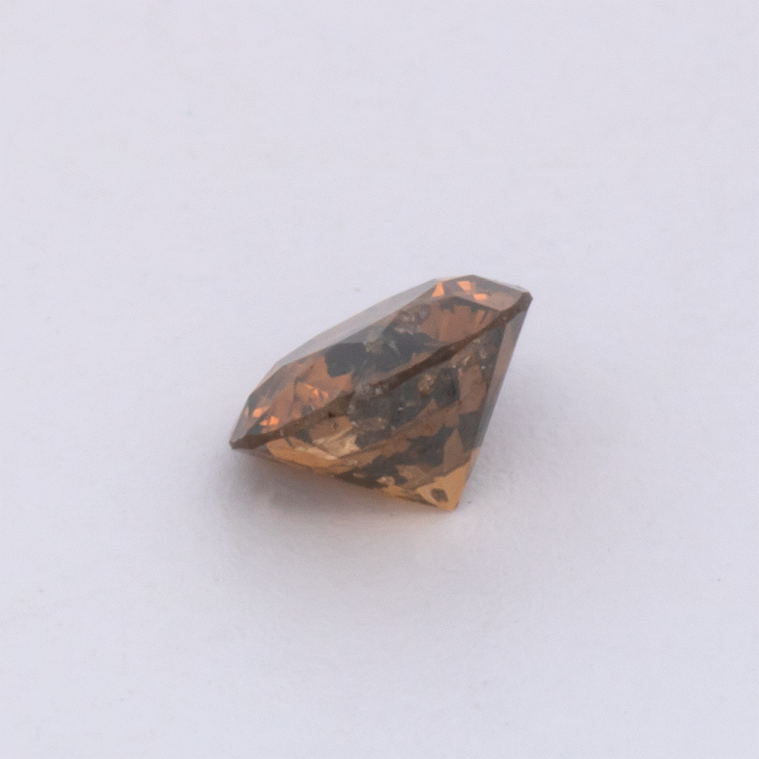 Diamant - braun, rund, 4x4 mm, 0.25 cts, Nr. DT1028