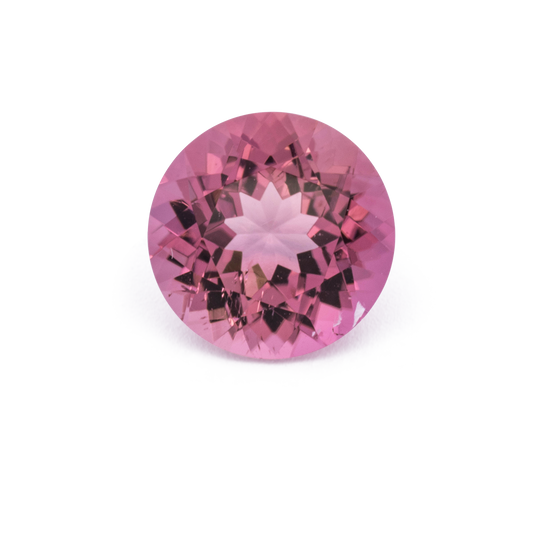 Turmalin - pink, rund, 7x7 mm, 1.33 cts, Nr. TR991164