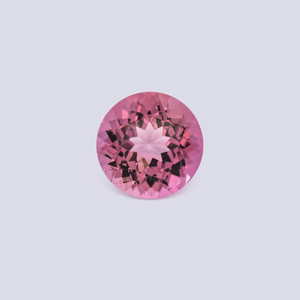 Turmalin - pink, rund, 7x7 mm, 1.33 cts, Nr. TR991164