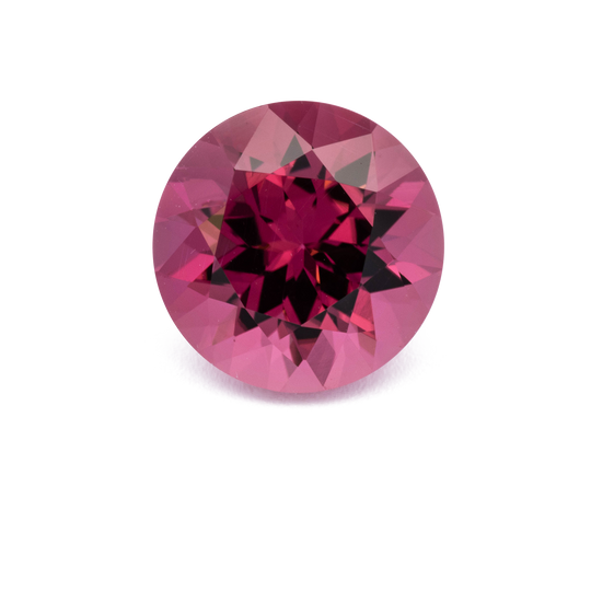 Turmalin - rot, rund, 8x8 mm, 1.84 cts, Nr. TR991166