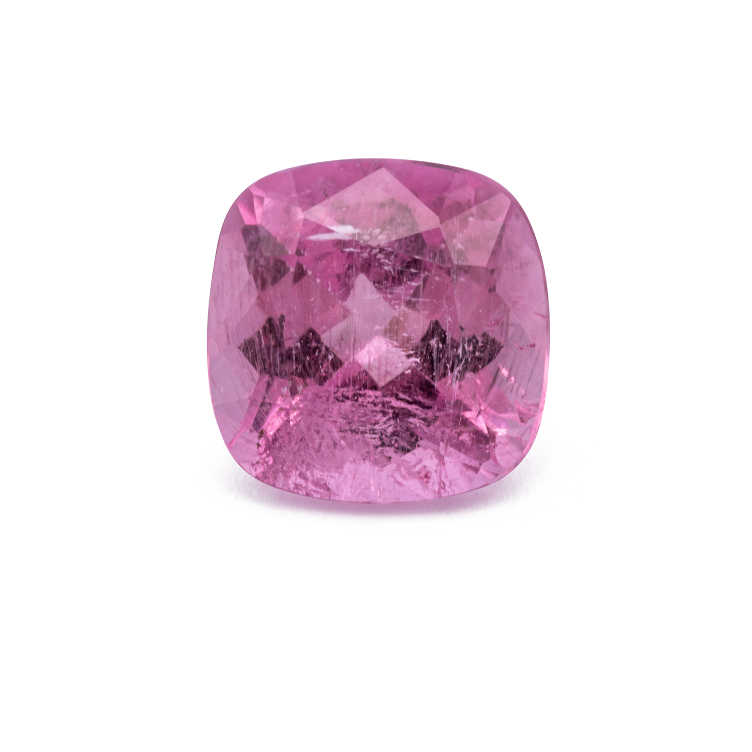 Turmalin - pink, antik, 8x8 mm, 2.07 cts, Nr. TR991173
