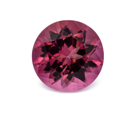 Turmalin - pink, rund, 8x8 mm, 1.66 cts, Nr. TR991174