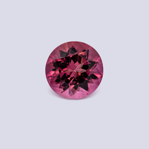 Turmalin - pink, rund, 8x8 mm, 1.66 cts, Nr. TR991174