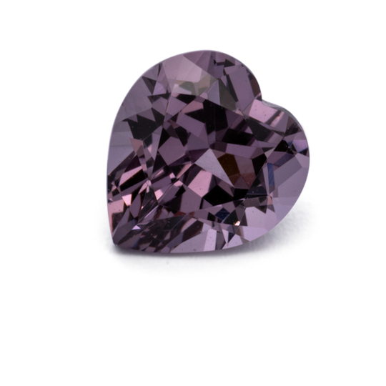 Spinell - lila, herz, 6x5.5 mm, 0.73 cts, Nr. SP90129
