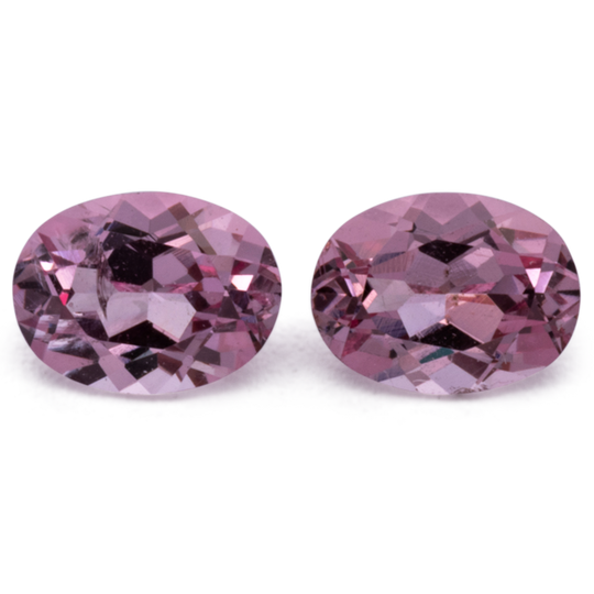 Spinell Paar - pink, oval, 4x3 mm, 0.40 cts, Nr. SP90136