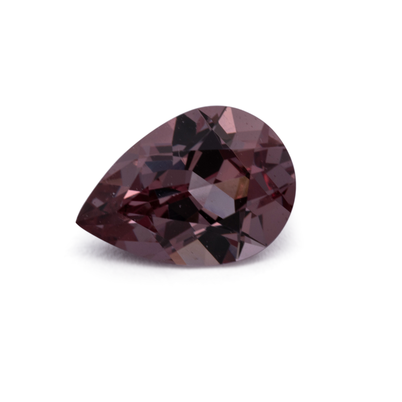 Spinell - braun, birnform, 7x5 mm, 0.80 cts, Nr. SP90139