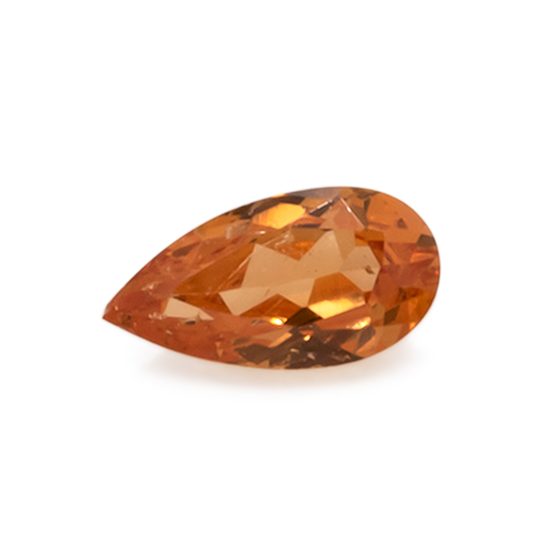 Mandarin Granat - orange, birnform, 4x2 mm, 0,11-0,12 cts, Nr. MG99054