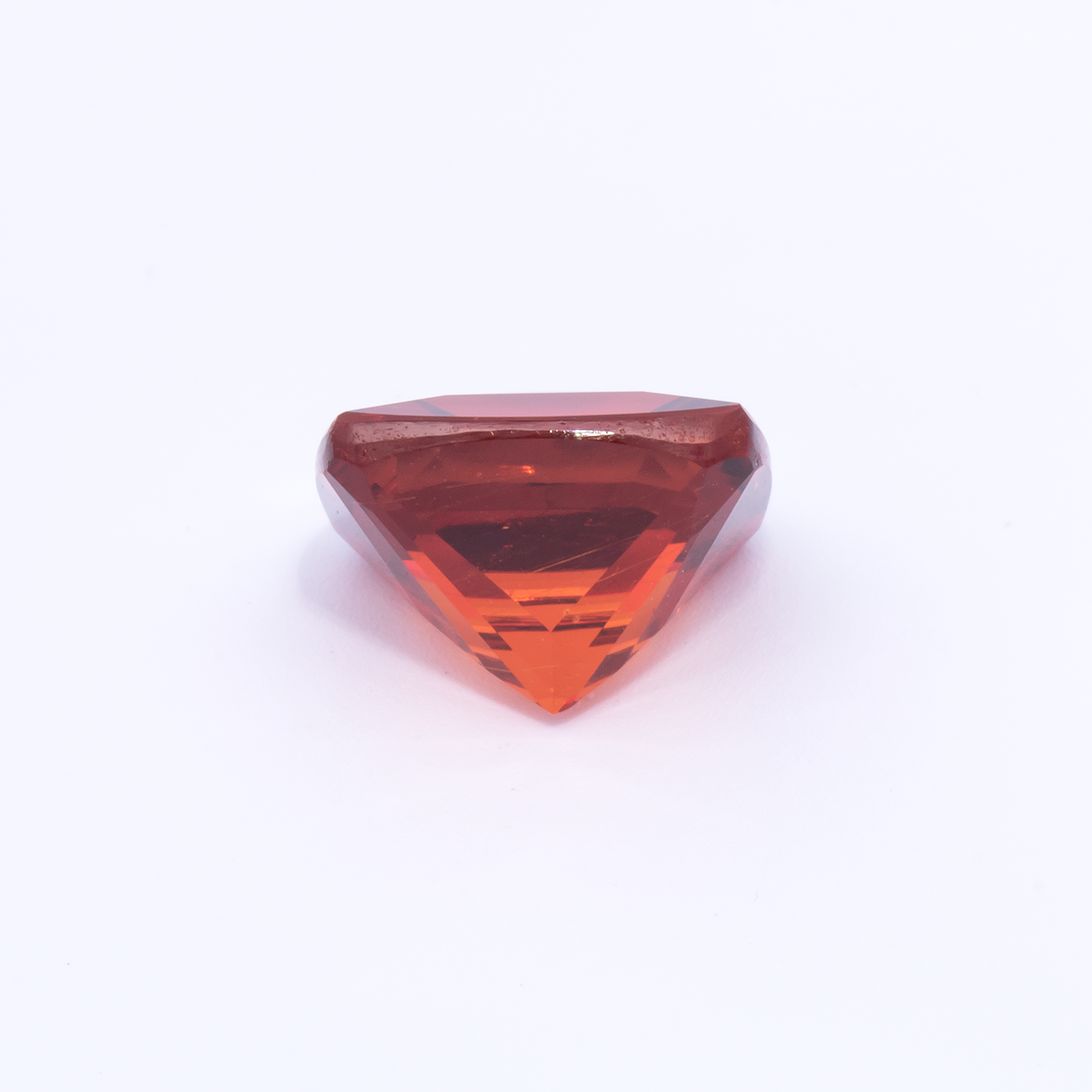 Mandarin Granat - orange, antik, 11x10 mm, 7.34 cts, Nr. MG99062