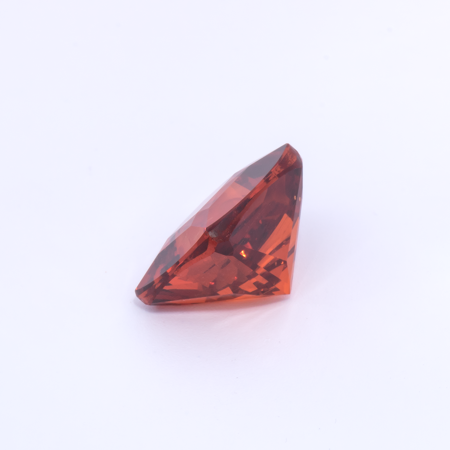 Mandarin Granat - orange, antik, 11x10 mm, 7.34 cts, Nr. MG99062