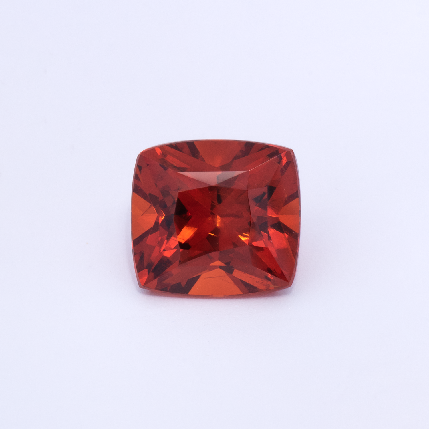 Mandarin Granat - orange, antik, 11x10 mm, 7.34 cts, Nr. MG99062