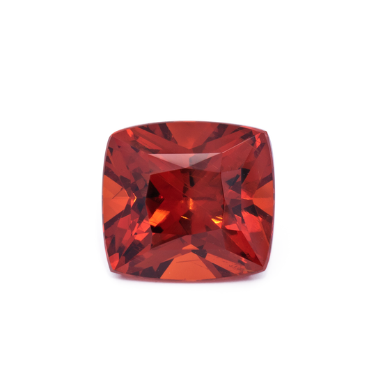 Mandarin Granat - orange, antik, 11x10 mm, 7.34 cts, Nr. MG99062