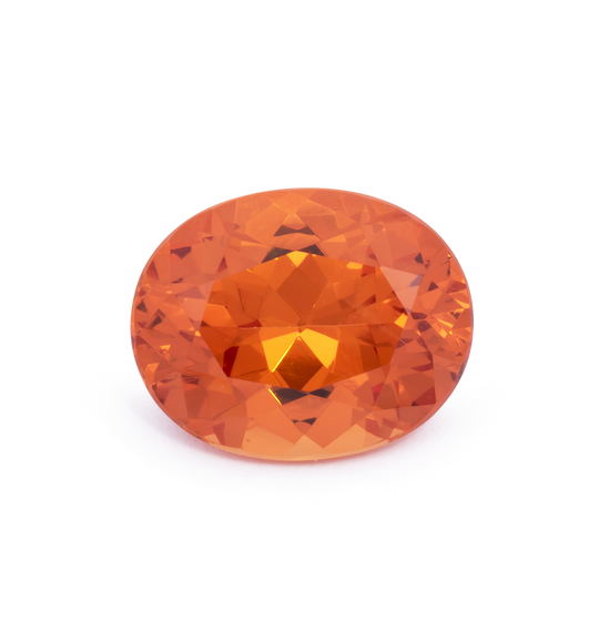 Mandarin Granat - orange, oval, 10.2x8.1 mm, 3.56 cts, Nr. MG99063