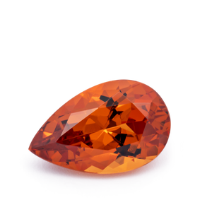 Mandarin Granat - orange, birnform, 11.5x7.3 mm, 3.30 cts, Nr. MG99066