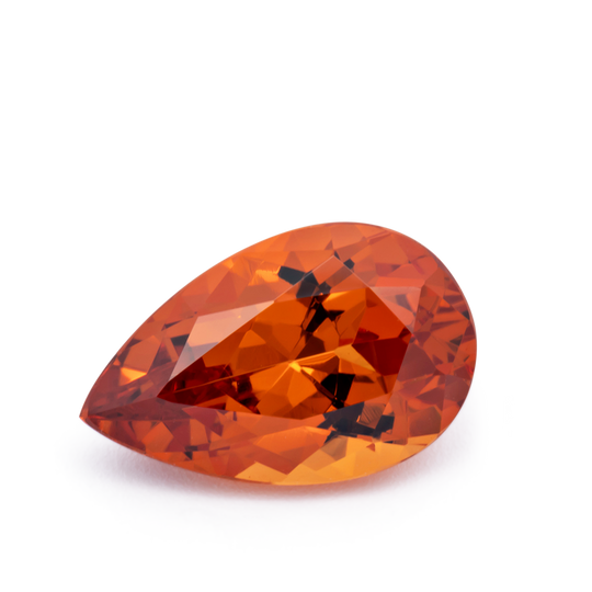 Mandarin Granat - orange, birnform, 11.5x7.3 mm, 3.30 cts, Nr. MG99066