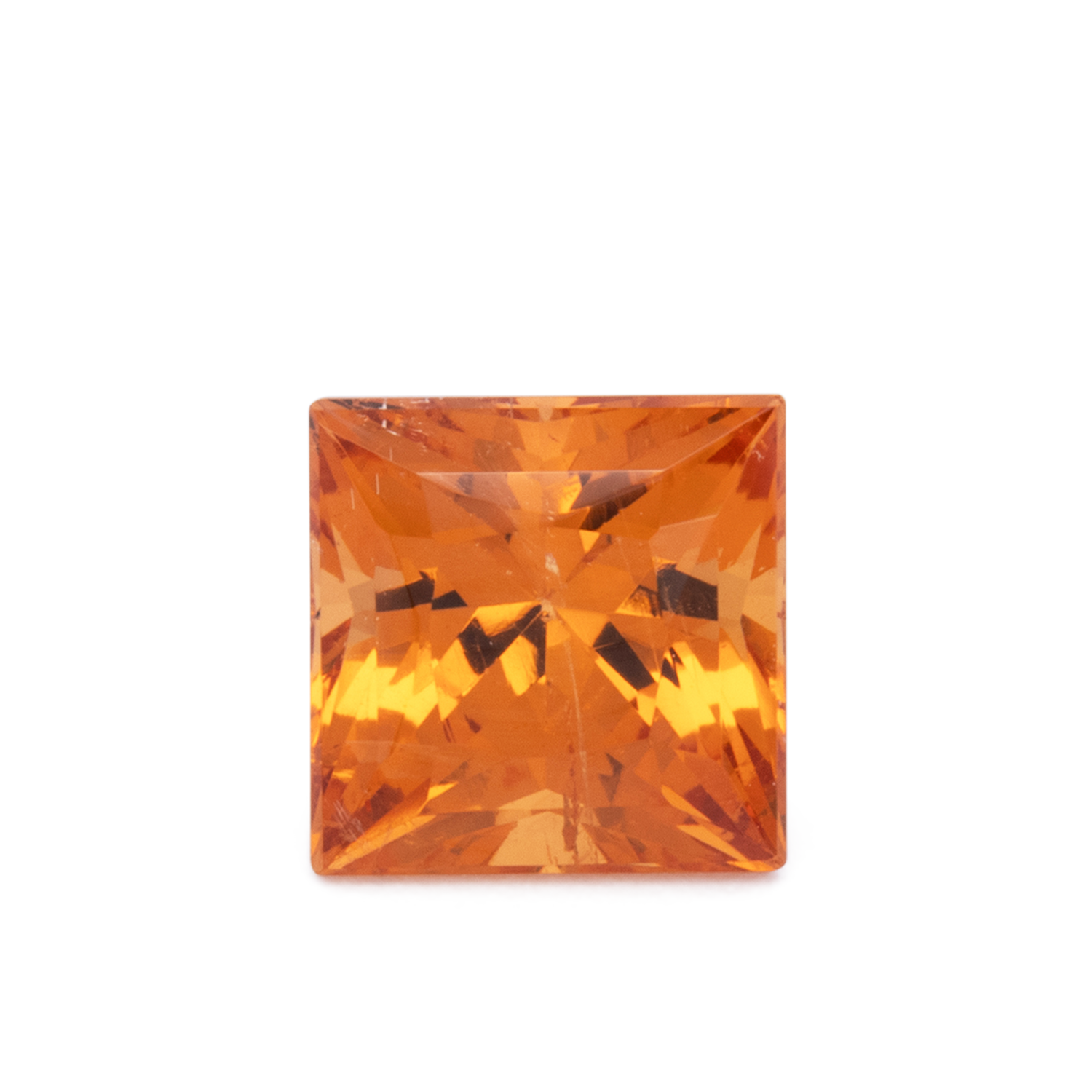 Mandarin Granat - orange, rechteck, 6.2x6.2 mm, 1.85 cts, Nr. MG99067
