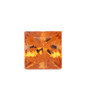 Mandarin Granat - orange, rechteck, 6.2x6.2 mm, 1.85 cts, Nr. MG99067