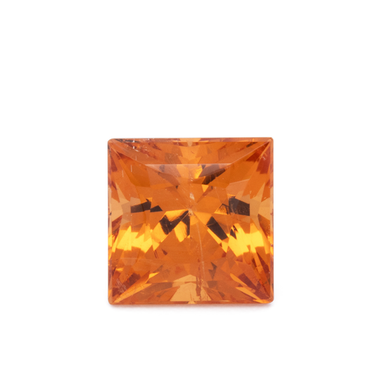 Mandarin Granat - orange, rechteck, 6.2x6.2 mm, 1.85 cts, Nr. MG99067
