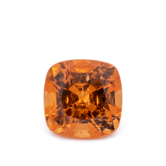 Mandarin Granat - orange, antik, 7.2x7.2 mm, 2.22 cts, Nr. MG99068