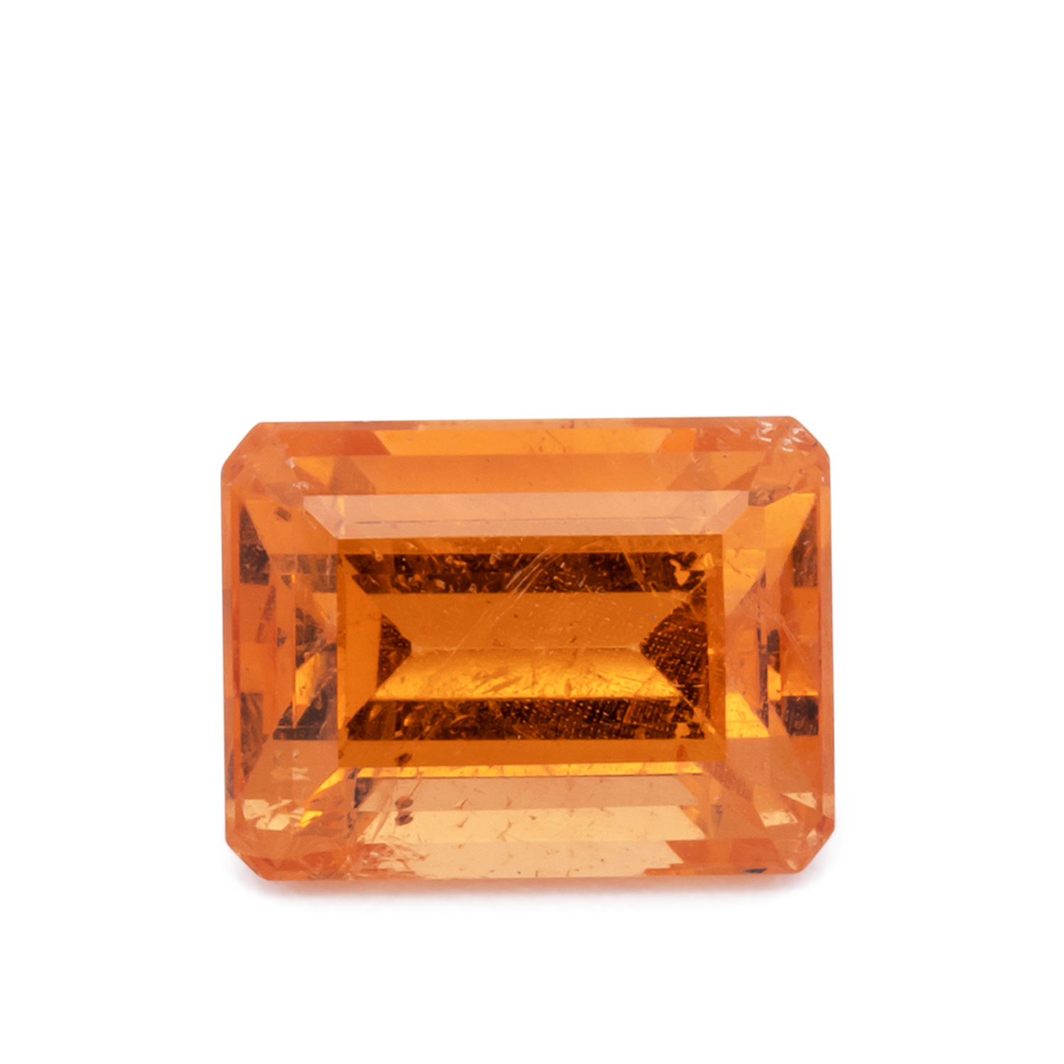 Mandarin Granat - orange, achteck, 7.6x5.7 mm, 2.17 cts, Nr. MG99069