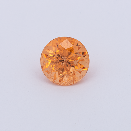 Mandarin Granat - orange, rund, 7.9x7.9 mm, 2.65 cts, Nr. MG99072