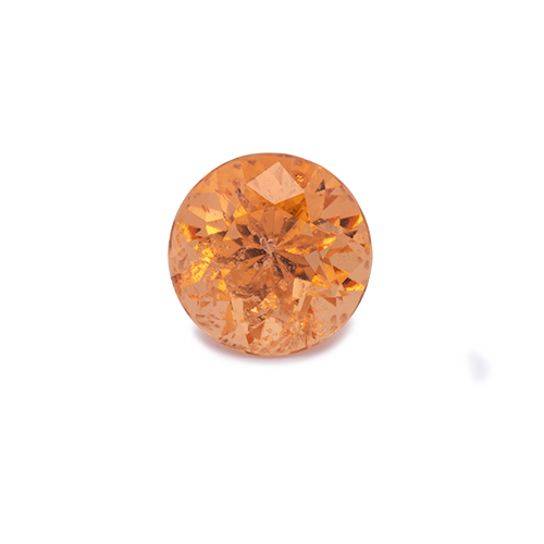 Mandarin Granat - orange, rund, 7.9x7.9 mm, 2.65 cts, Nr. MG99072