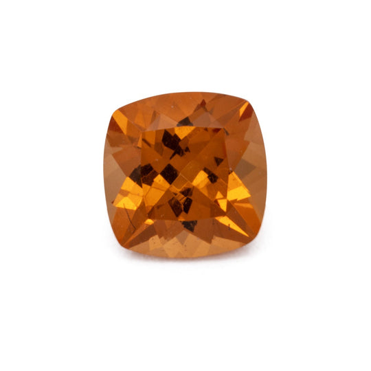 Mandarin Granat - orange, antik, 4x4 mm, 0.38 - 0.42 cts, Nr. MG99077