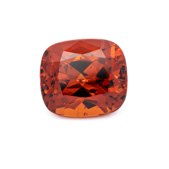 Mandarin Granat - orange, antik, 8.5x7.5 mm, 3.33 cts, Nr. MG99080