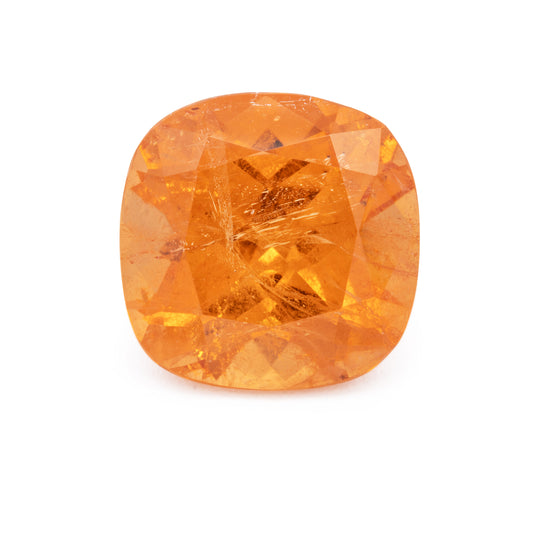 Mandarin Granat - orange, antik, 8x8 mm, 2.93 cts, Nr. MG99083