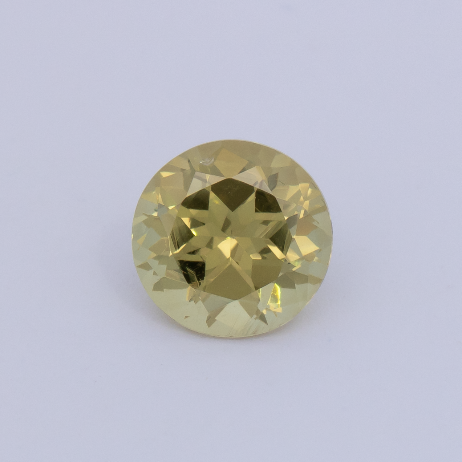 Mali Granat - gelb, rund, 6x6 mm, 0.93 cts, Nr. MI10006