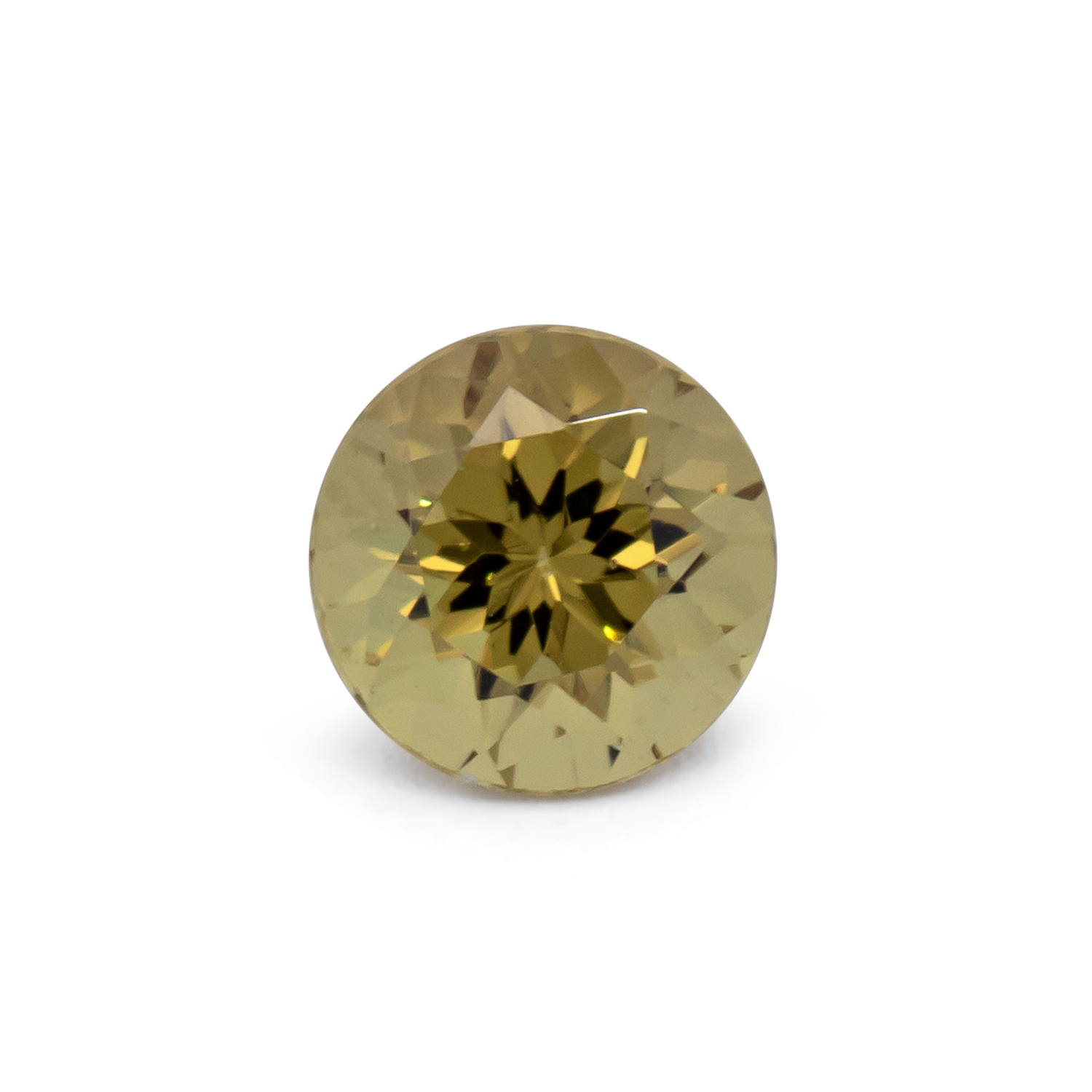 Mali Granat - gelb, rund, 6x6 mm, 1.06 cts, Nr. MI10007