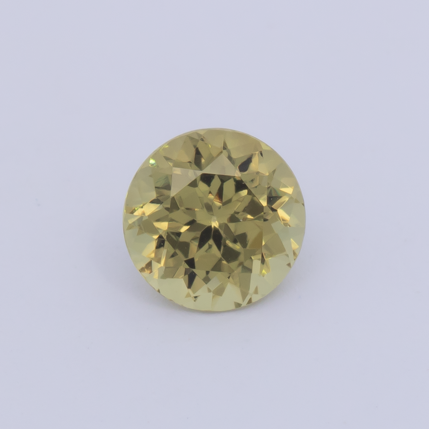 Mali Granat - gelb, rund, 6x6 mm, 1.07 cts, Nr. MI10008
