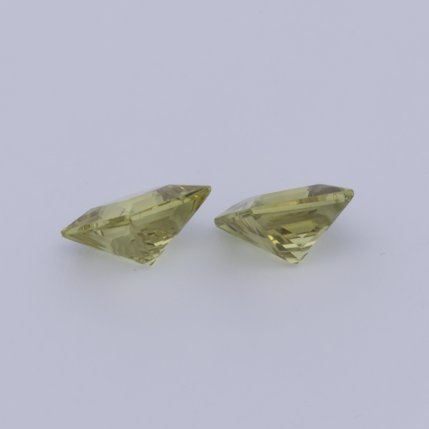 Mali Granat Paar - gelb, rechteck, 5x5 mm, 1.52 cts, Nr. MI10025