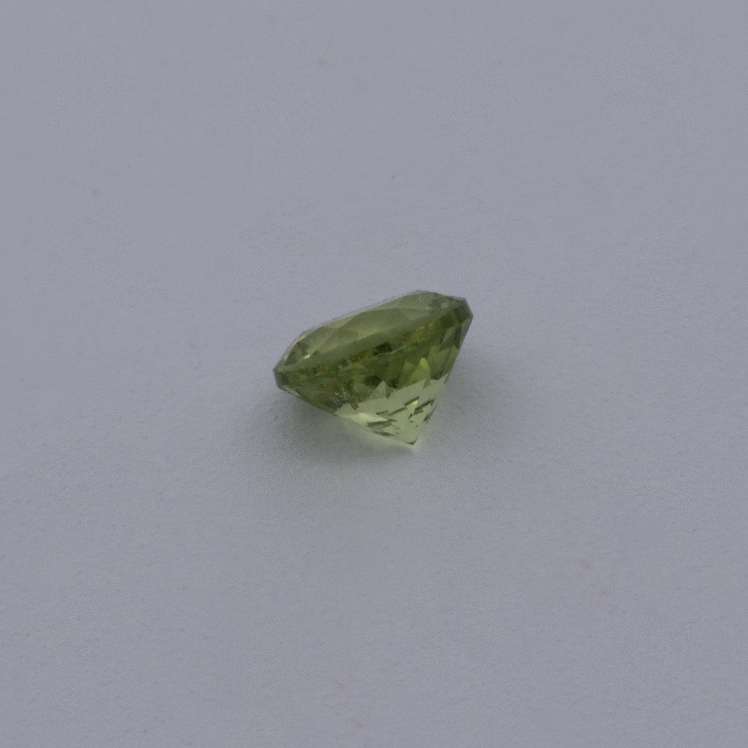 Mali Granat - gelb, rund, 3x3 mm, 0.14 cts, Nr. MI10026