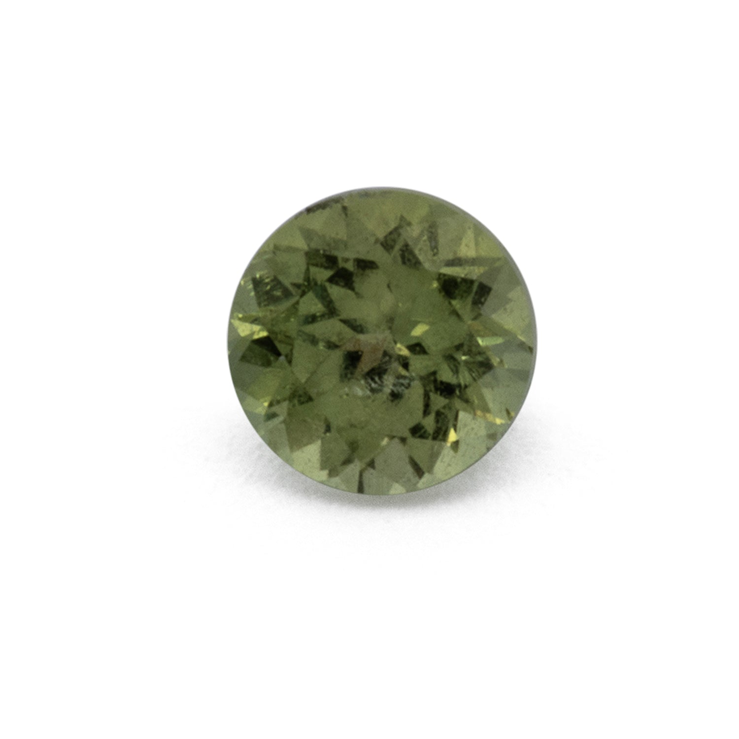 Mali Granat - gelb, rund, 3x3 mm, 0.14 cts, Nr. MI10026