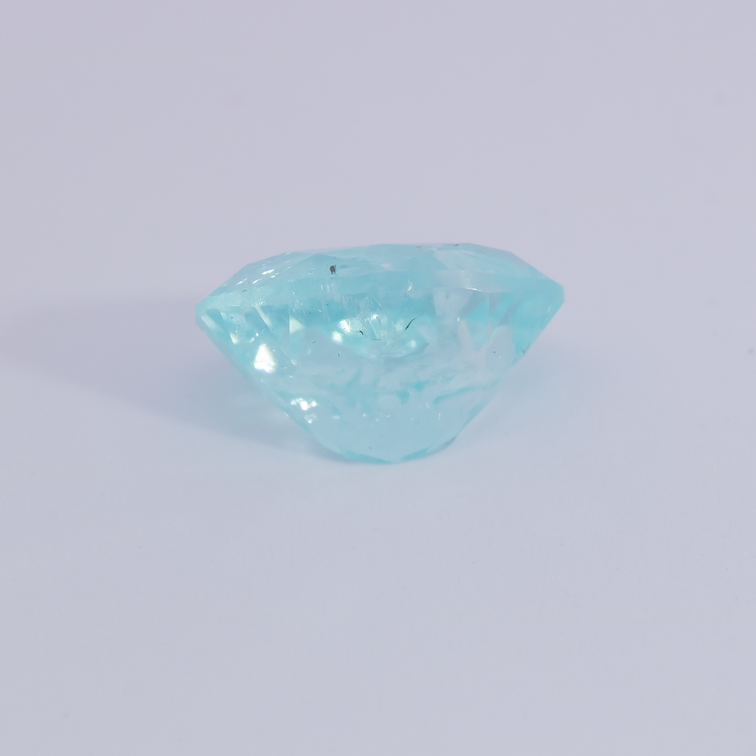 Paraiba Turmalin - blau, oval, 6x4.6 mm, 0.59 cts, Nr. PT90018