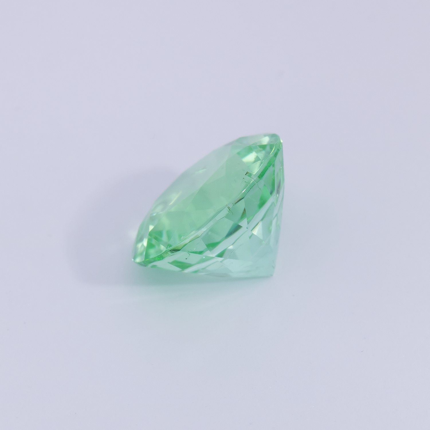 Paraiba Turmalin - grün, rund, 8.8x8.8 mm, 2.48 cts, Nr. PT90019