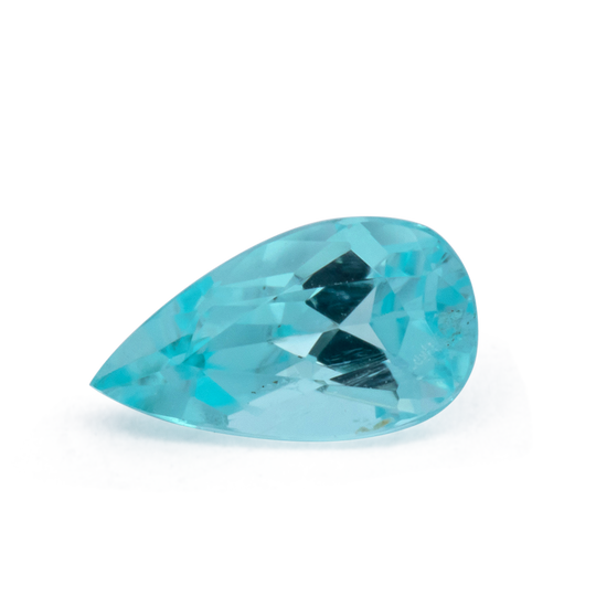 Paraiba Turmalin - blau, birnform, 7.3x4.1 mm, 0.63 cts, Nr. PT90022