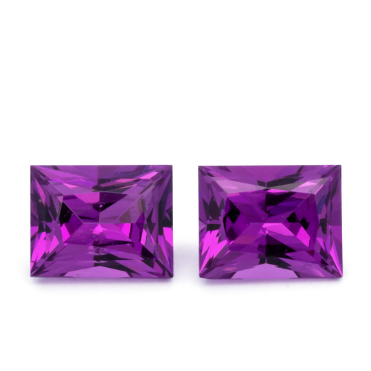 Royal Purple Garnet Paar - lila, baguette, 5x4 mm, 1.05 cts, Nr. RP94008