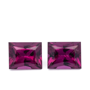 Royal Purple Garnet Paar - lila, baguette, 5x4 mm, 1.13 cts, Nr. RP94010