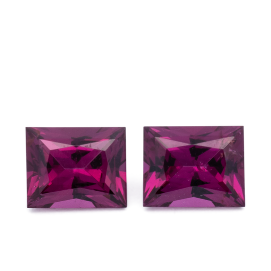 Royal Purple Garnet Paar - lila, baguette, 5x4 mm, 1.13 cts, Nr. RP94010